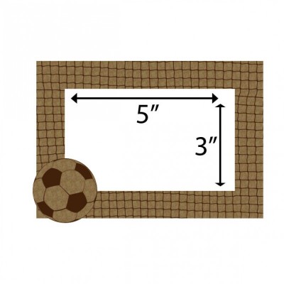 Creative Embellishments - Chipboard «Soccer frame»